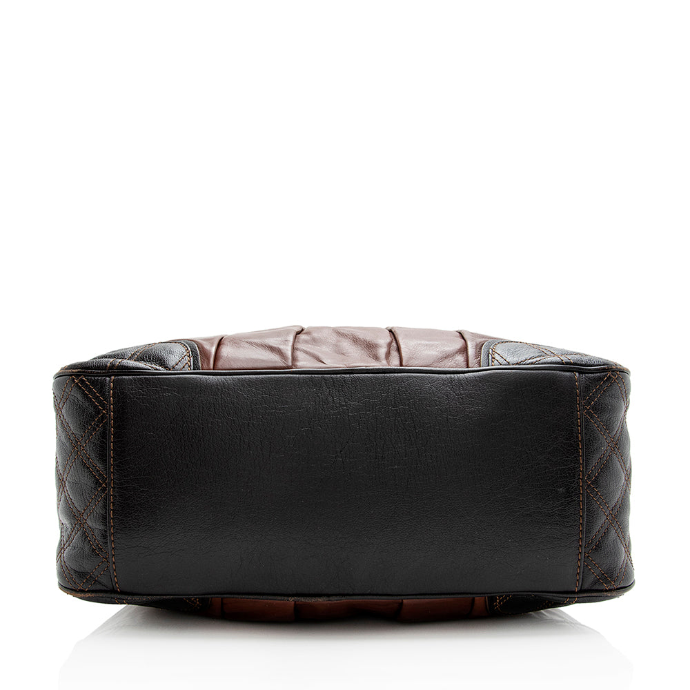 Marc Jacobs Leather Mix Dash Tote (SHF-21697)