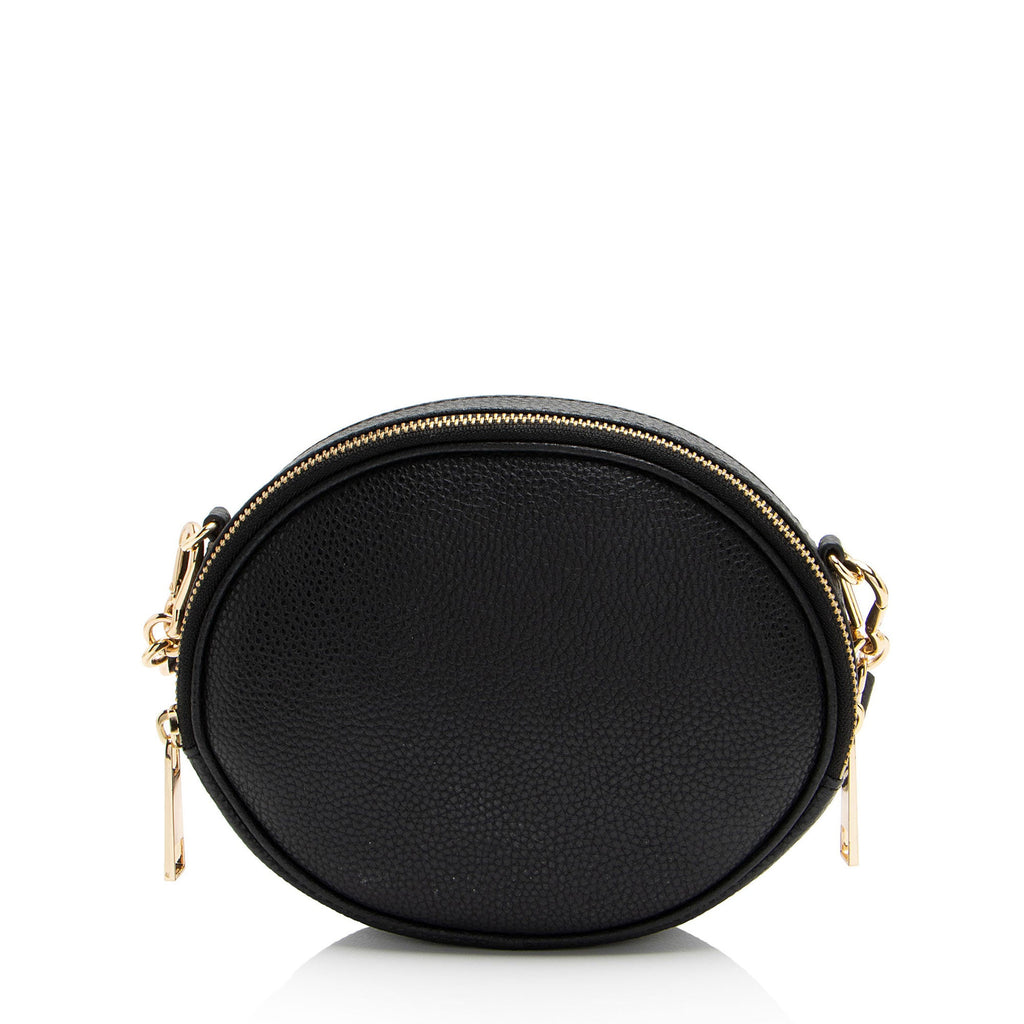 Marc Jacobs Leather Rewind Round Crossbody (SHF-CFaSaO)