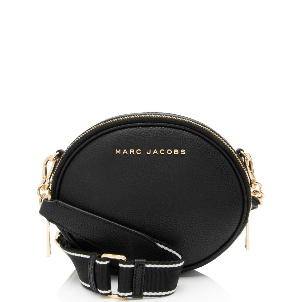 Marc Jacobs Leather Rewind Round Crossbody (SHF-CFaSaO)