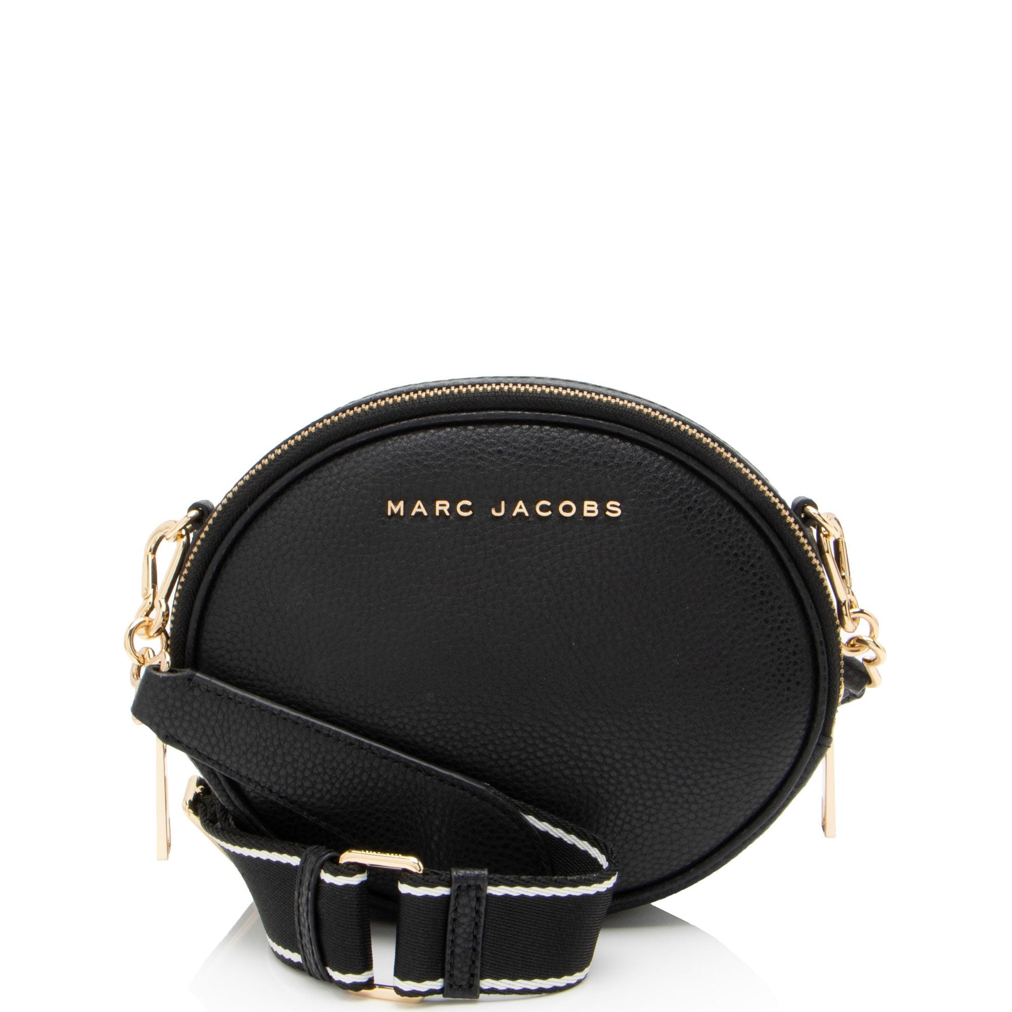 Marc Jacobs Leather Rewind Round Crossbody (SHF-CFaSaO)