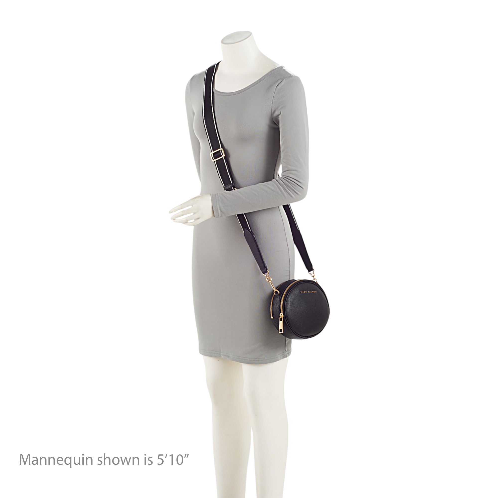 Marc Jacobs Leather Rewind Round Crossbody (SHF-CFaSaO)