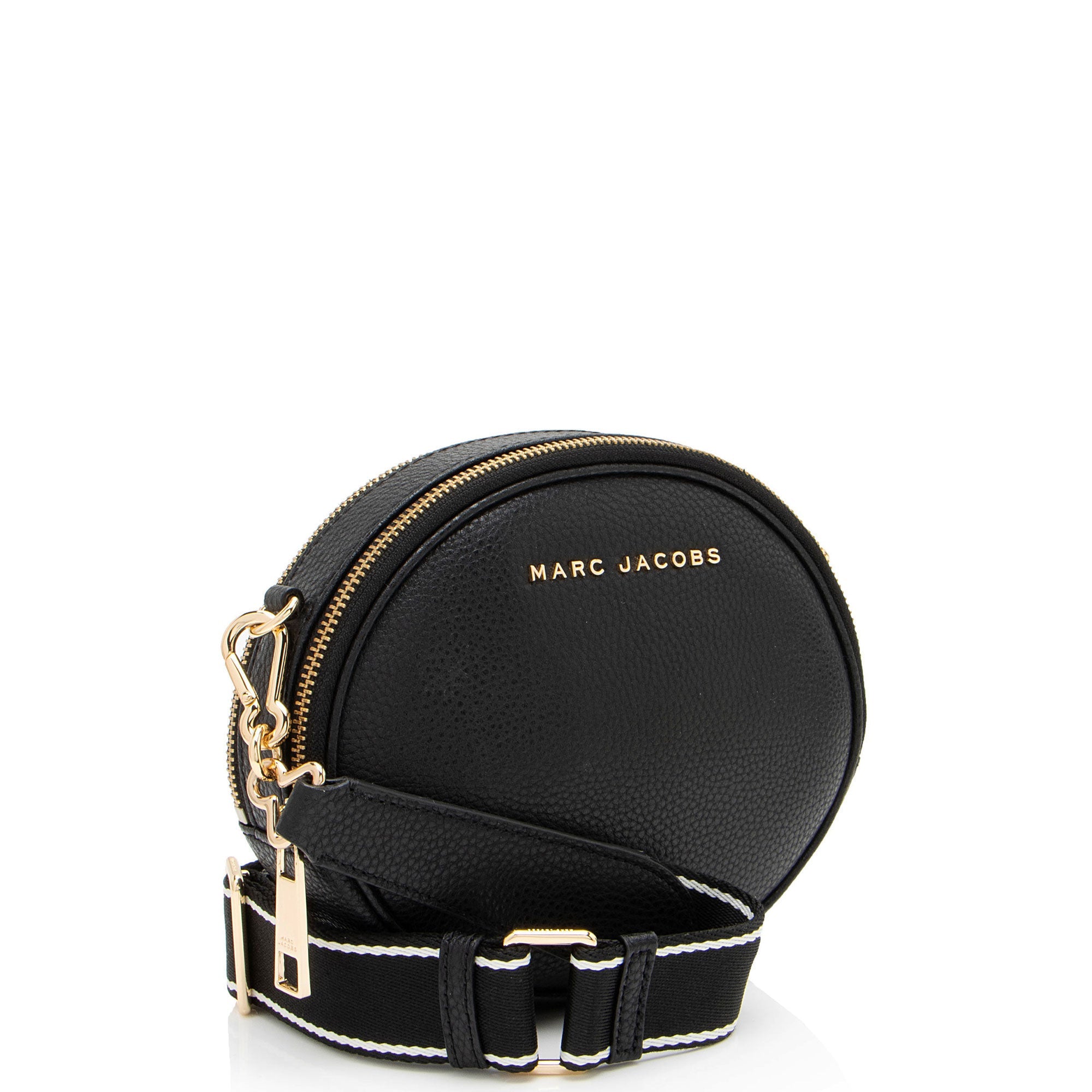 Marc Jacobs Leather Rewind Round Crossbody (SHF-CFaSaO)