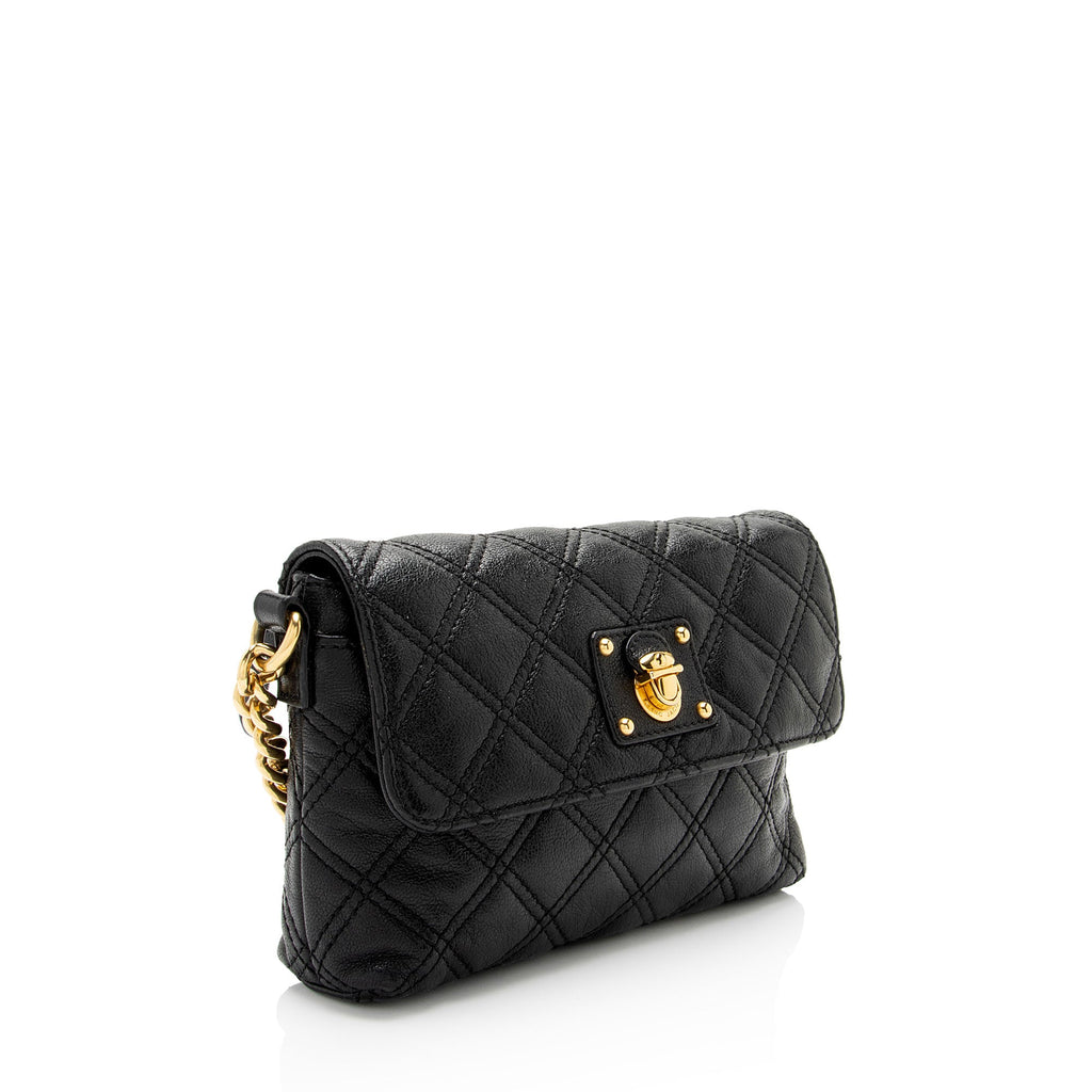 Marc Jacobs Leather Single Small Shoulder Bag (SHF-PXVAvf)