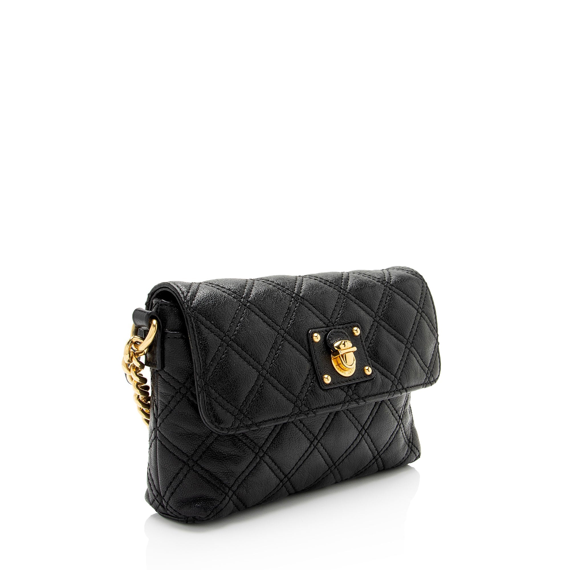 Marc Jacobs Leather Single Small Shoulder Bag (SHF-PXVAvf)