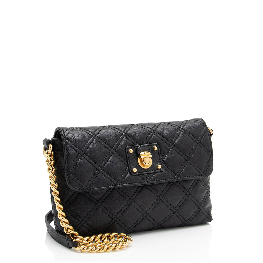 Marc Jacobs Leather Single Small Shoulder Bag (SHF-D2fDiy)