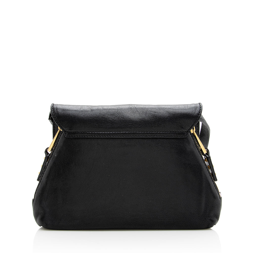 Marc Jacobs Leather Studded Small Shoulder Bag (SHF-19258)