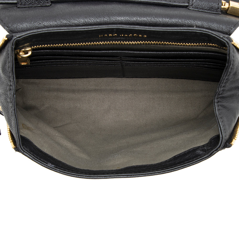Marc Jacobs Leather Studded Small Shoulder Bag (SHF-19258)