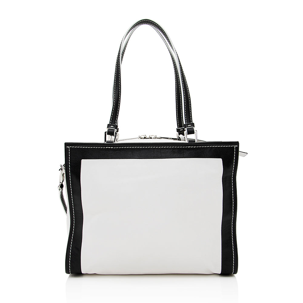 Marc Jacobs Leather The Box Shopper 29 Tote (SHF-21569)