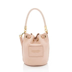 Marc Jacobs Leather The Bucket Drawstring Medium Shoulder Bag