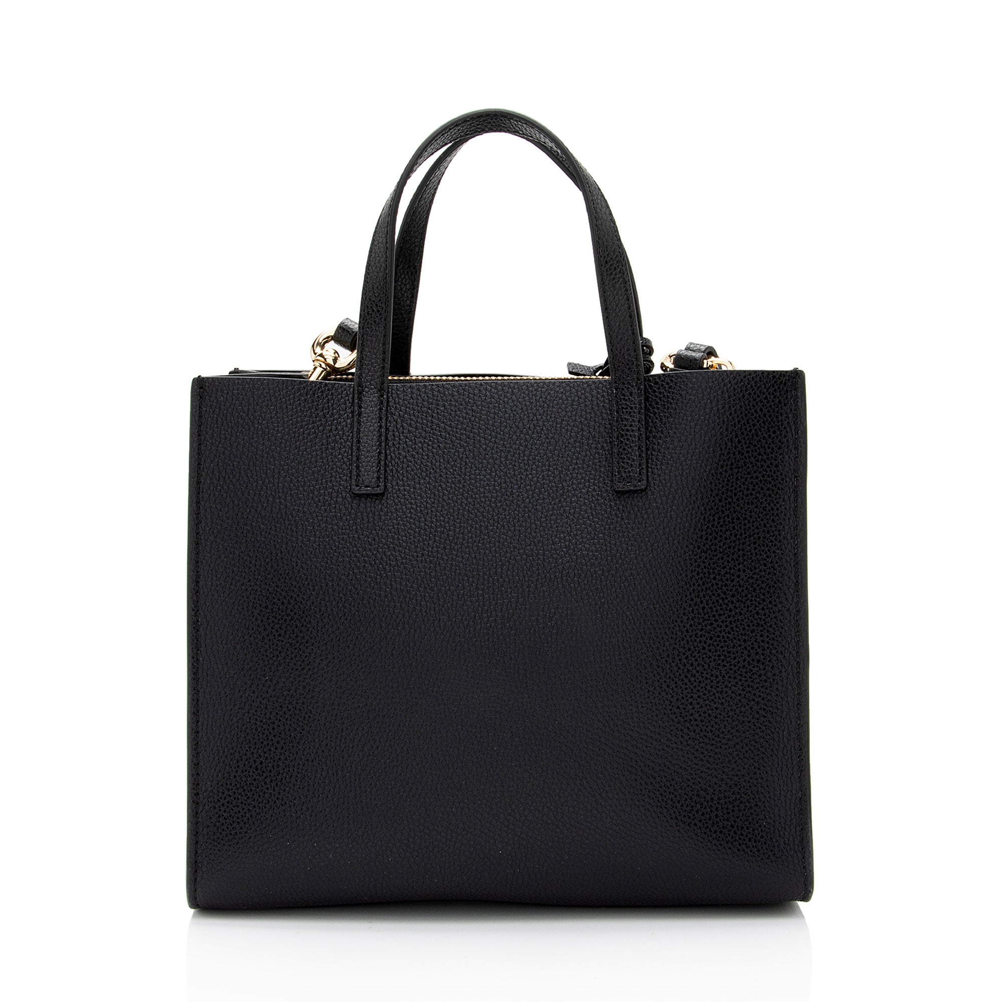 Marc Jacobs Leather The Grind Mini Tote (SHF-eGWfhD)