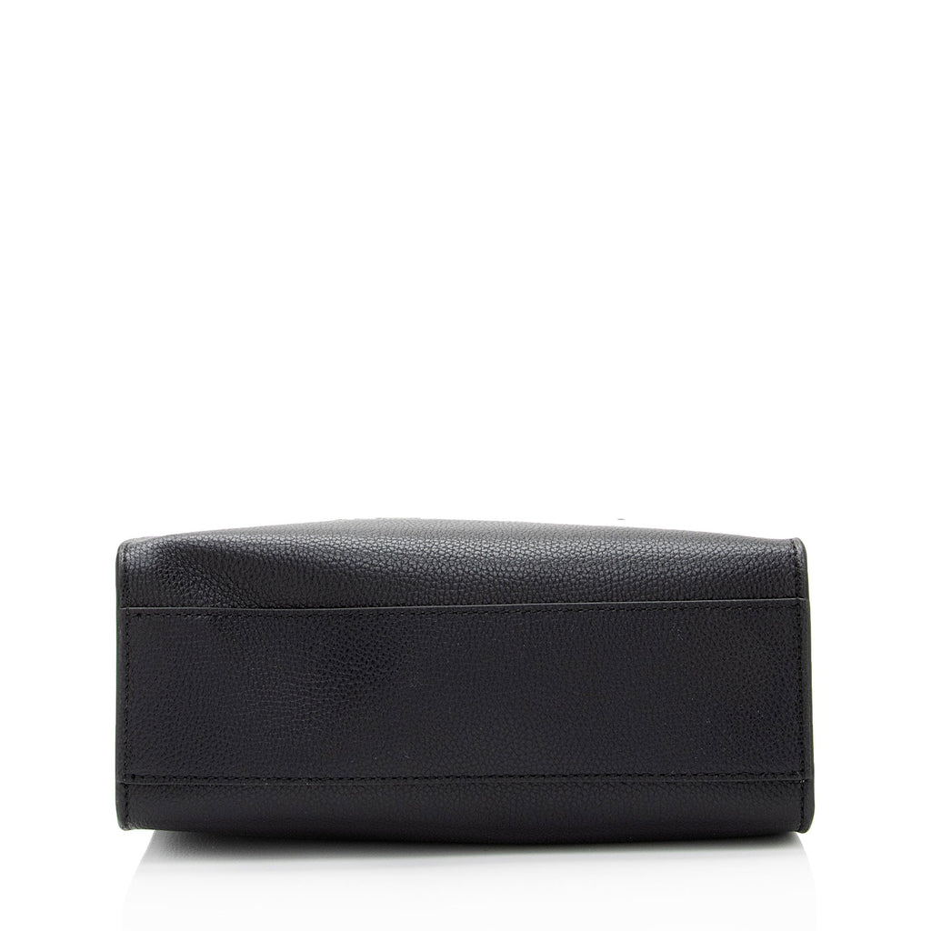 Marc Jacobs Leather The Grind Mini Tote (SHF-eGWfhD)