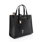 Marc Jacobs Leather The Grind Mini Tote (SHF-eGWfhD)