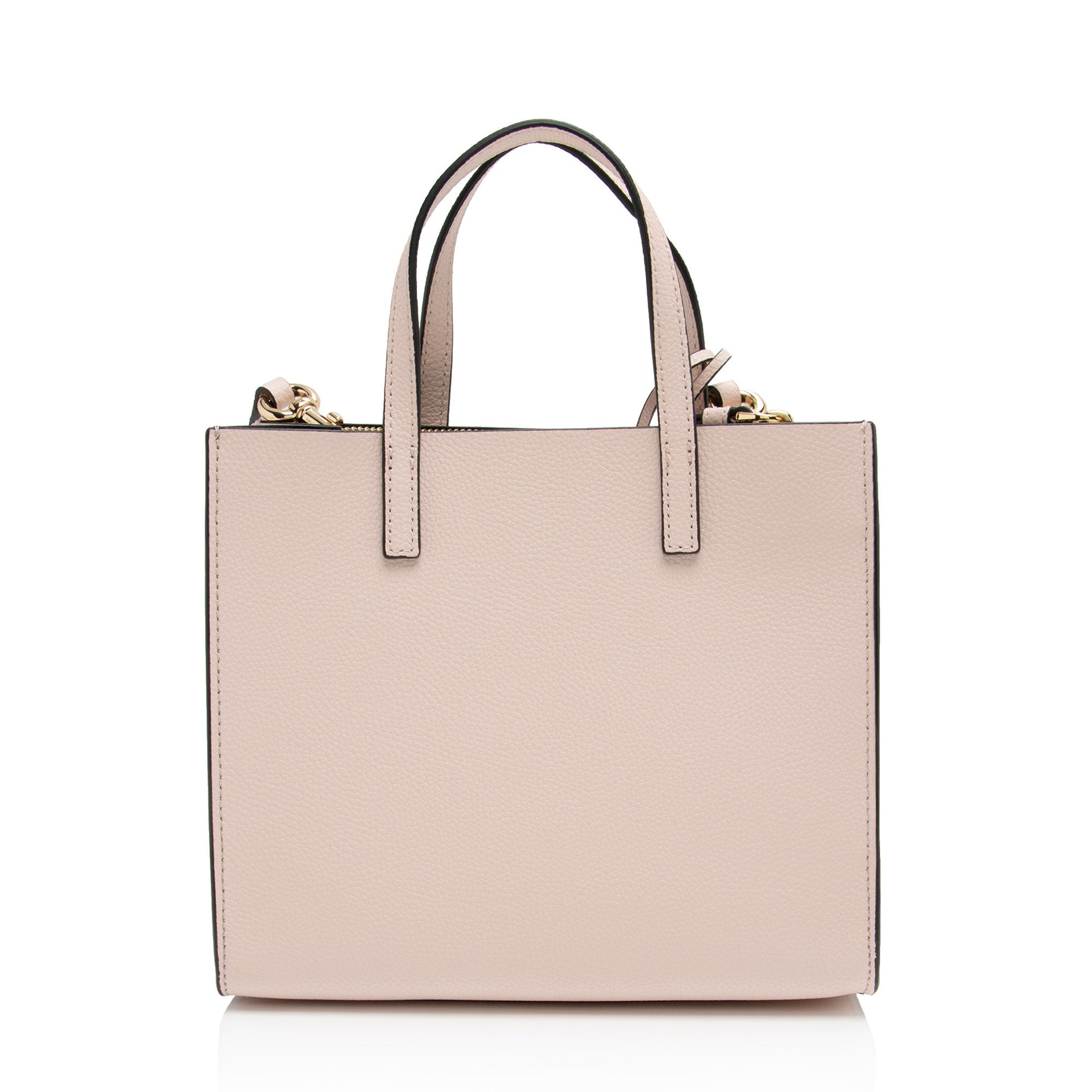 Marc Jacobs Leather The Grind Mini Tote (SHF-GLnxmK)