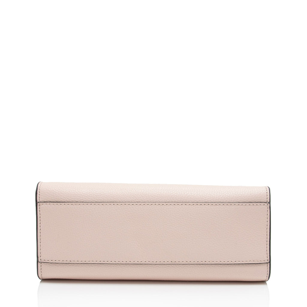 Marc Jacobs Leather The Grind Mini Tote (SHF-GLnxmK)