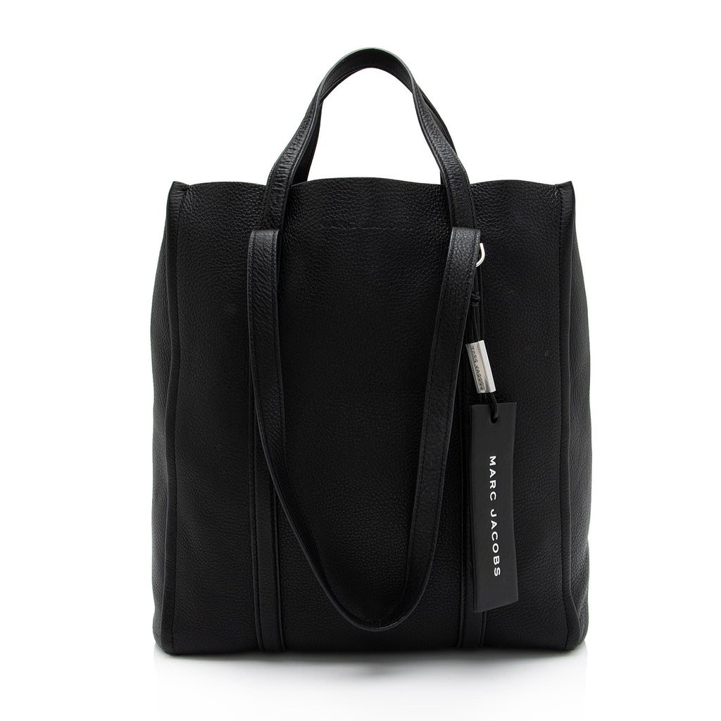Marc Jacobs Leather The Tag 27 Tote (SHF-p3ZC9p)
