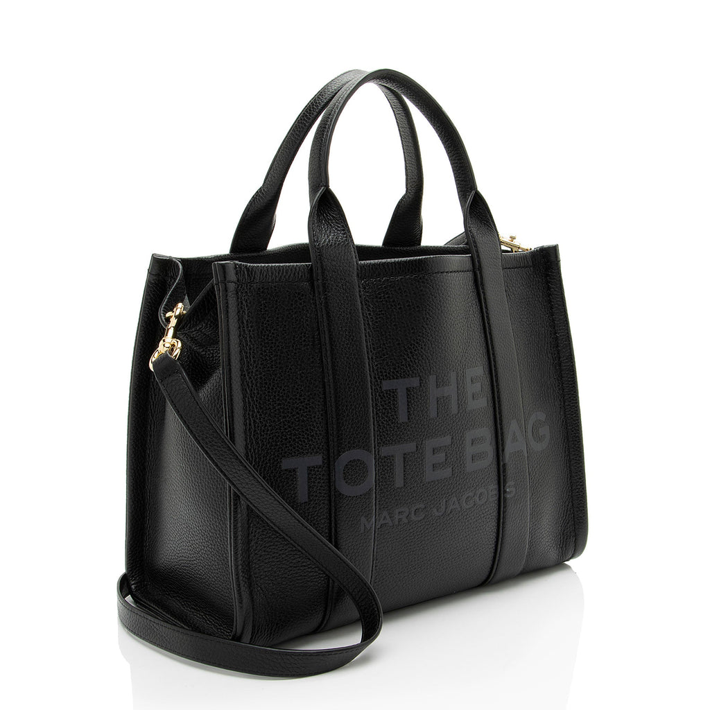 Marc Jacobs Leather The Tote Medium Bag