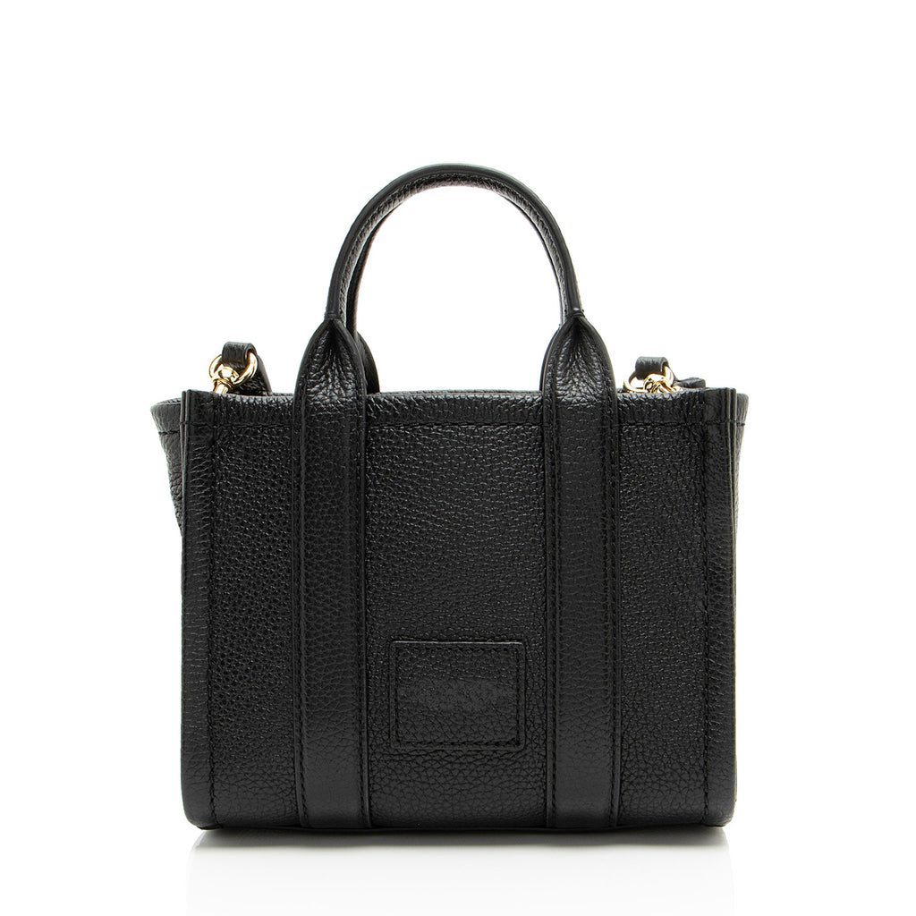 Marc Jacobs Leather The Tote Mini Bag (SHF-ezrU9Y)
