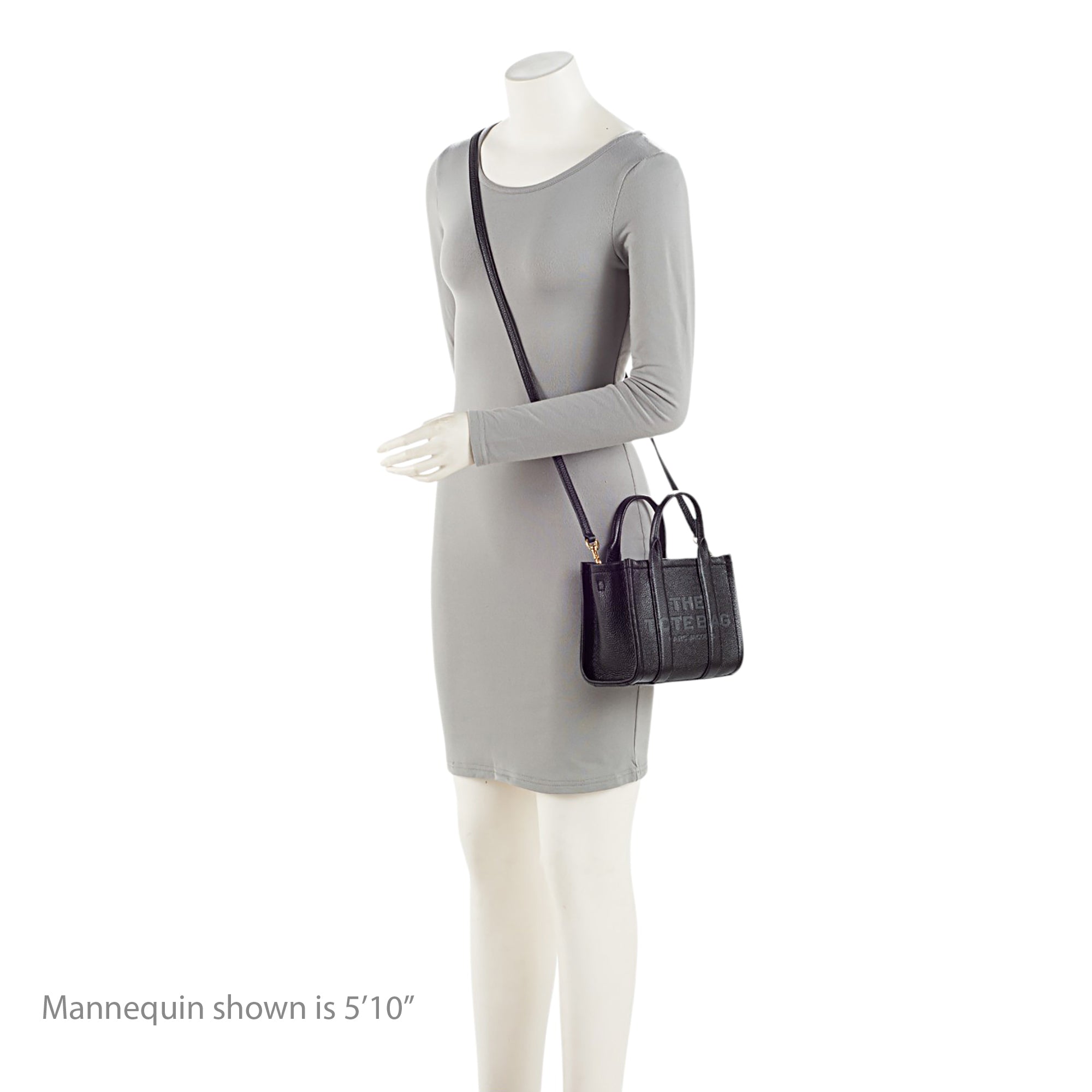 Marc Jacobs Leather The Tote Mini Bag (SHF-ezrU9Y)