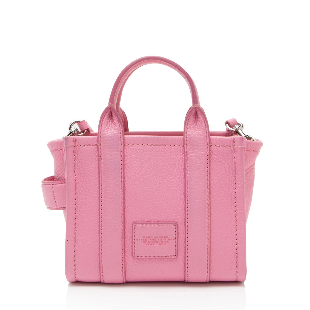Marc Jacobs Leather The Tote Mini Bag