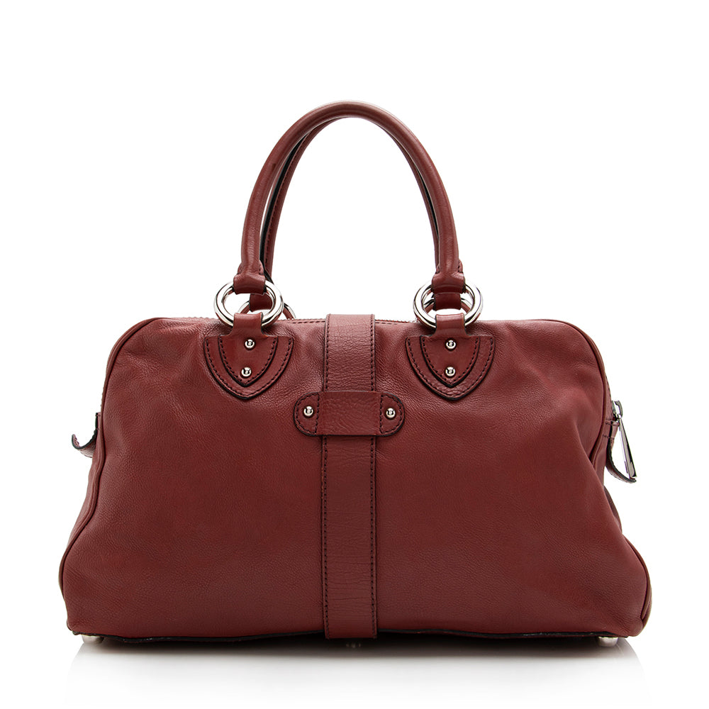 Marc Jacobs Leather Venetia Satchel  - FINAL SALE (SHF-17714)