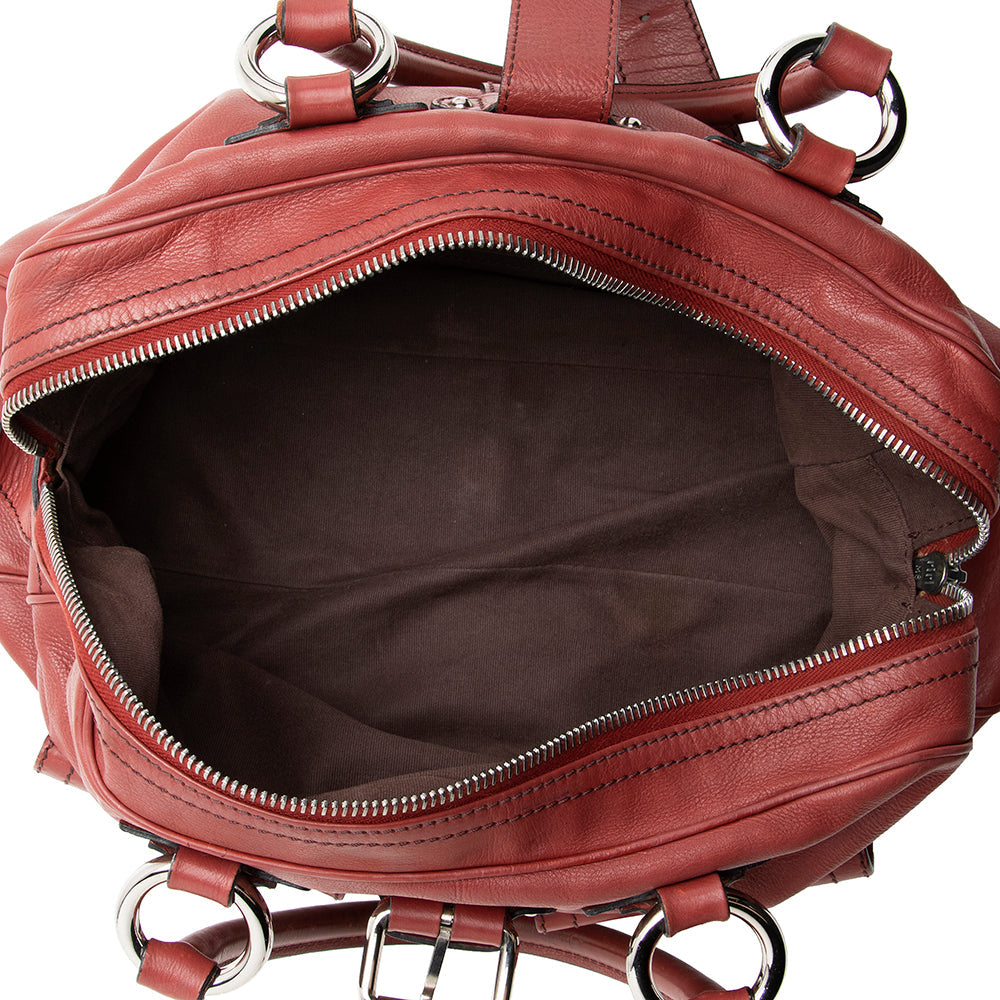 Marc Jacobs Leather Venetia Satchel  - FINAL SALE (SHF-17714)