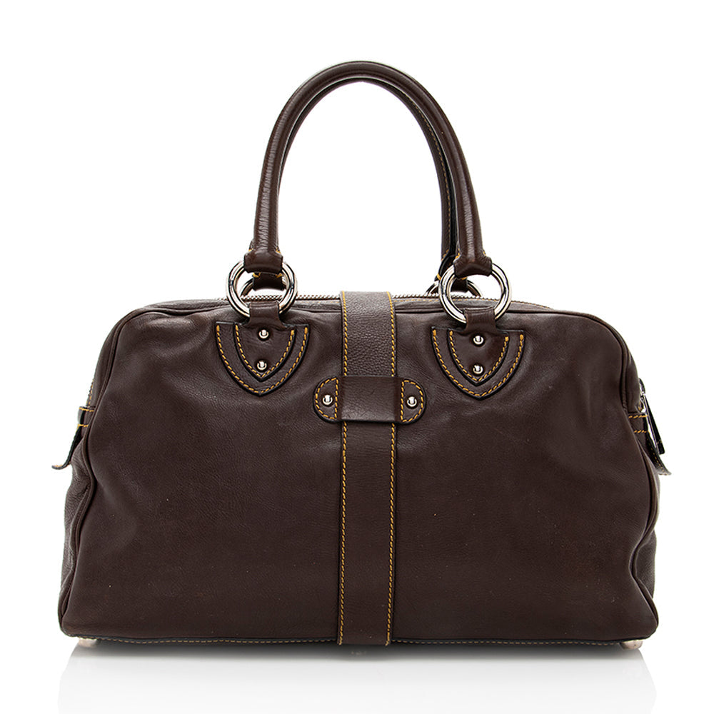 Marc Jacobs Leather Venetia Satchel - FINAL SALE (SHF-17674)