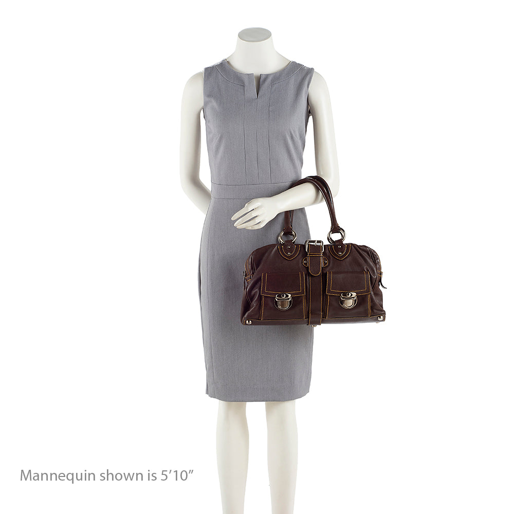 Marc Jacobs Leather Venetia Satchel - FINAL SALE (SHF-17674)