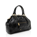 Marc Jacobs Patchwork Leather Stam Satchel (SHF-T9S0Rg)