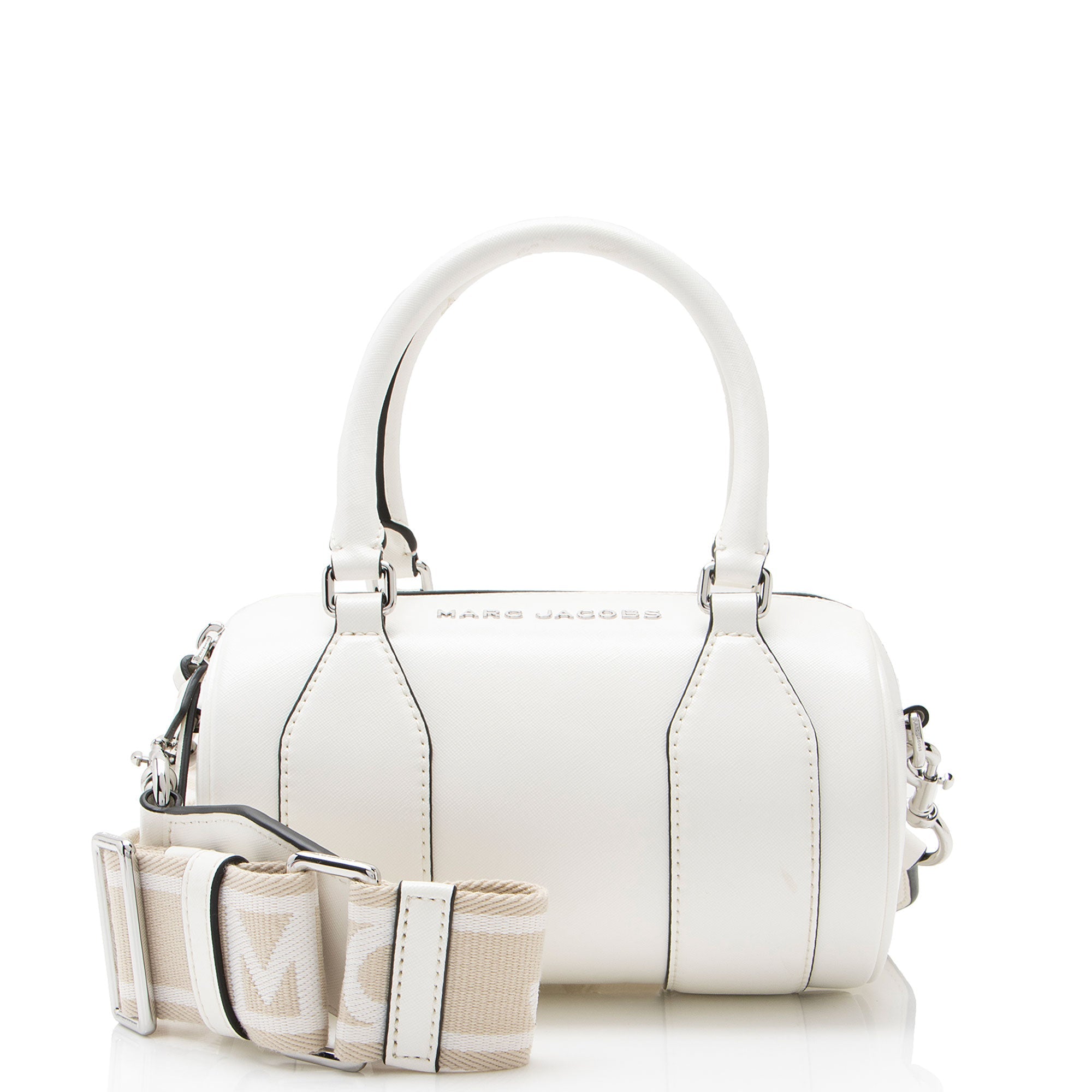 Marc Jacobs Polyurethane Barrel Mini Top Handle