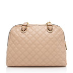 Marc Jacobs Quilted Lambskin Karlie Large Dome Satchel (SHF-EFpPg4)