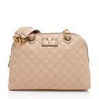 Marc Jacobs Quilted Lambskin Karlie Large Dome Satchel (SHF-EFpPg4)