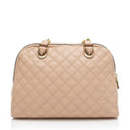 Marc Jacobs Quilted Lambskin Karlie Large Dome Satchel (SHF-lGhSju)