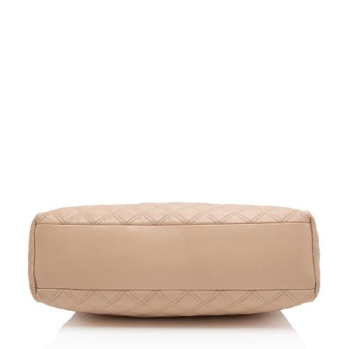 Marc Jacobs Quilted Lambskin Karlie Large Dome Satchel (SHF-lGhSju)