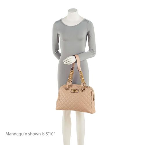 Marc Jacobs Quilted Lambskin Karlie Large Dome Satchel (SHF-lGhSju)