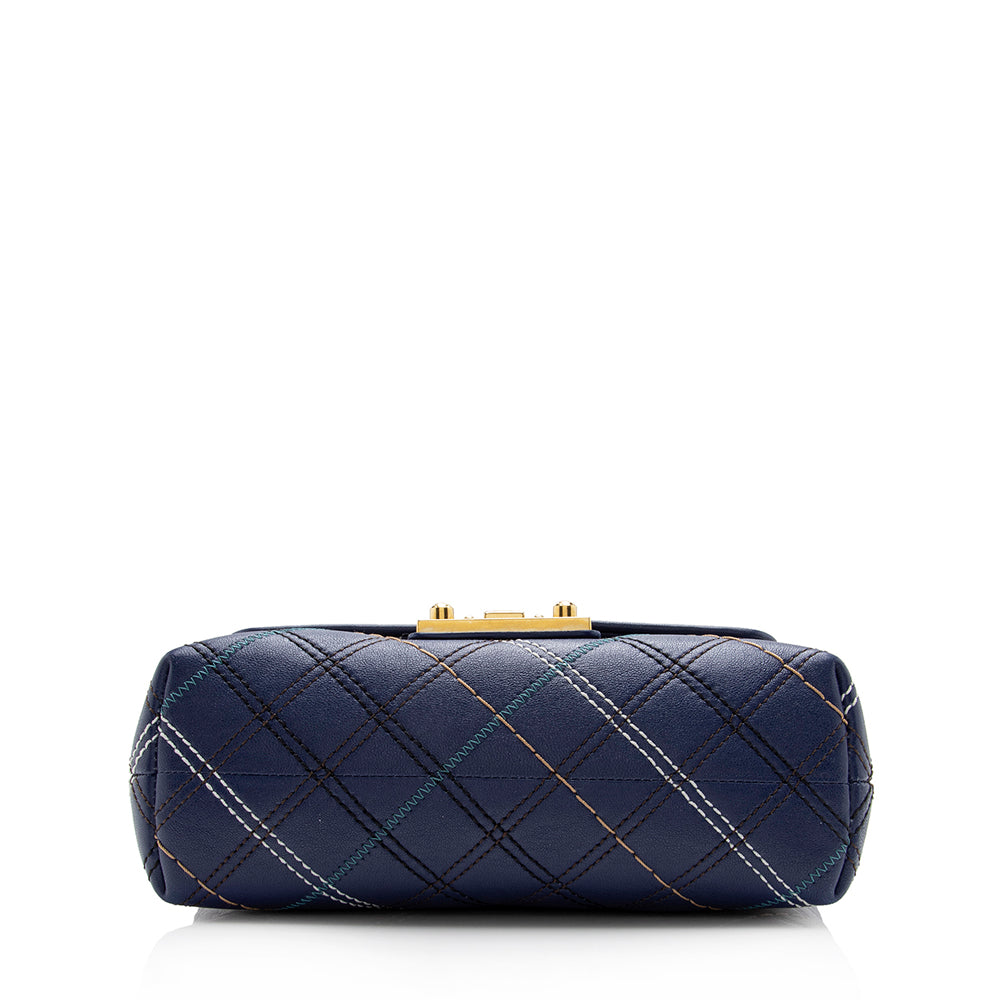 Marc Jacobs Quilted Leather Baroque Large Single Shoulder Bag - FINAL SALE (SHF-13339)