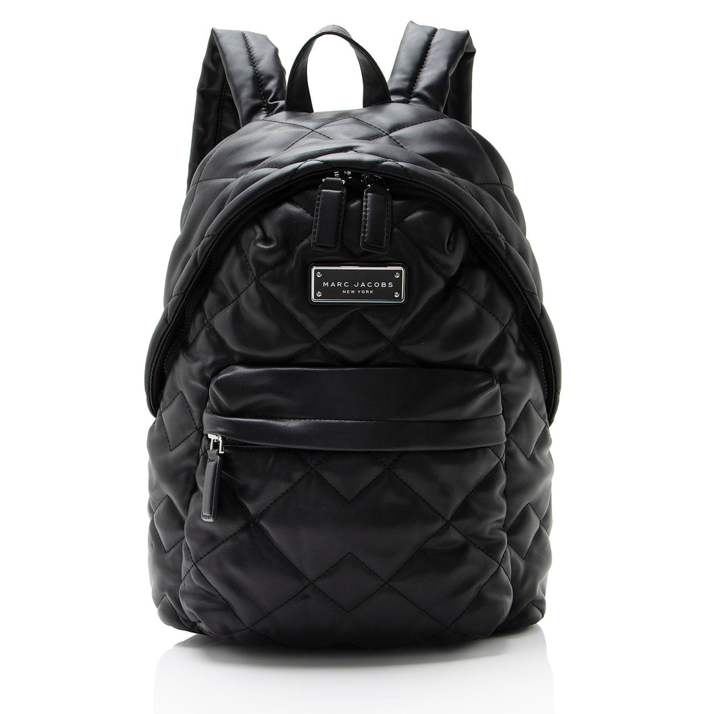 Marc Jacobs Quilted Leather School Backpack