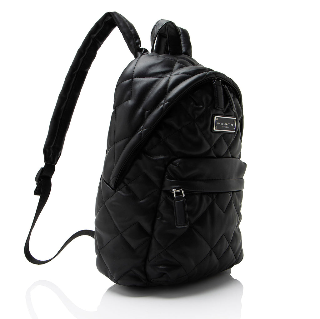 Marc Jacobs Quilted Leather School Backpack