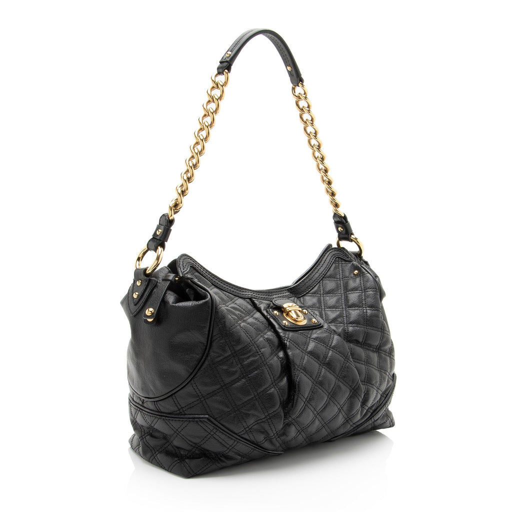 Marc Jacobs Quilted Leather Silvana Shoulder Bag