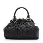 Marc Jacobs Quilted Leather Stam Satchel (SHF-19097)