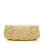 Marc Jacobs Quilted Leather Stam Satchel (SHF-19099)