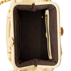 Marc Jacobs Quilted Leather Stam Satchel (SHF-19099)