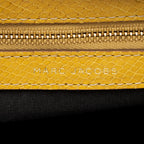 Marc Jacobs Quilted Snakeskin Studded Stam Satchel (SHF-18478)