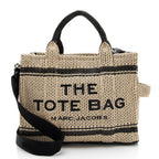 Marc Jacobs Straw Jacquard The Tote Medium Bag