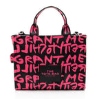 Marc Jacobs x Stephen Sprouce Leather Graffiti The Tote Medium Bag