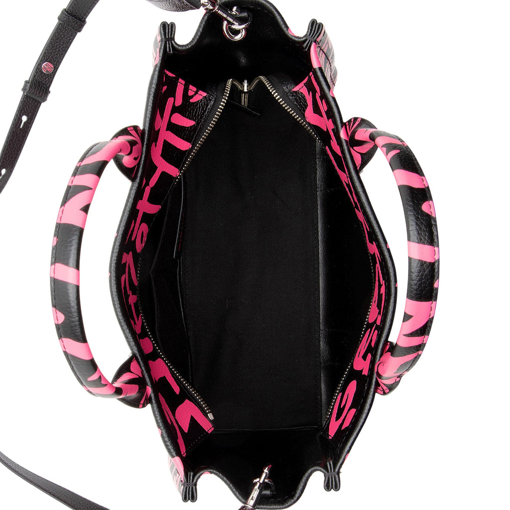 Marc Jacobs x Stephen Sprouce Leather Graffiti The Tote Medium Bag