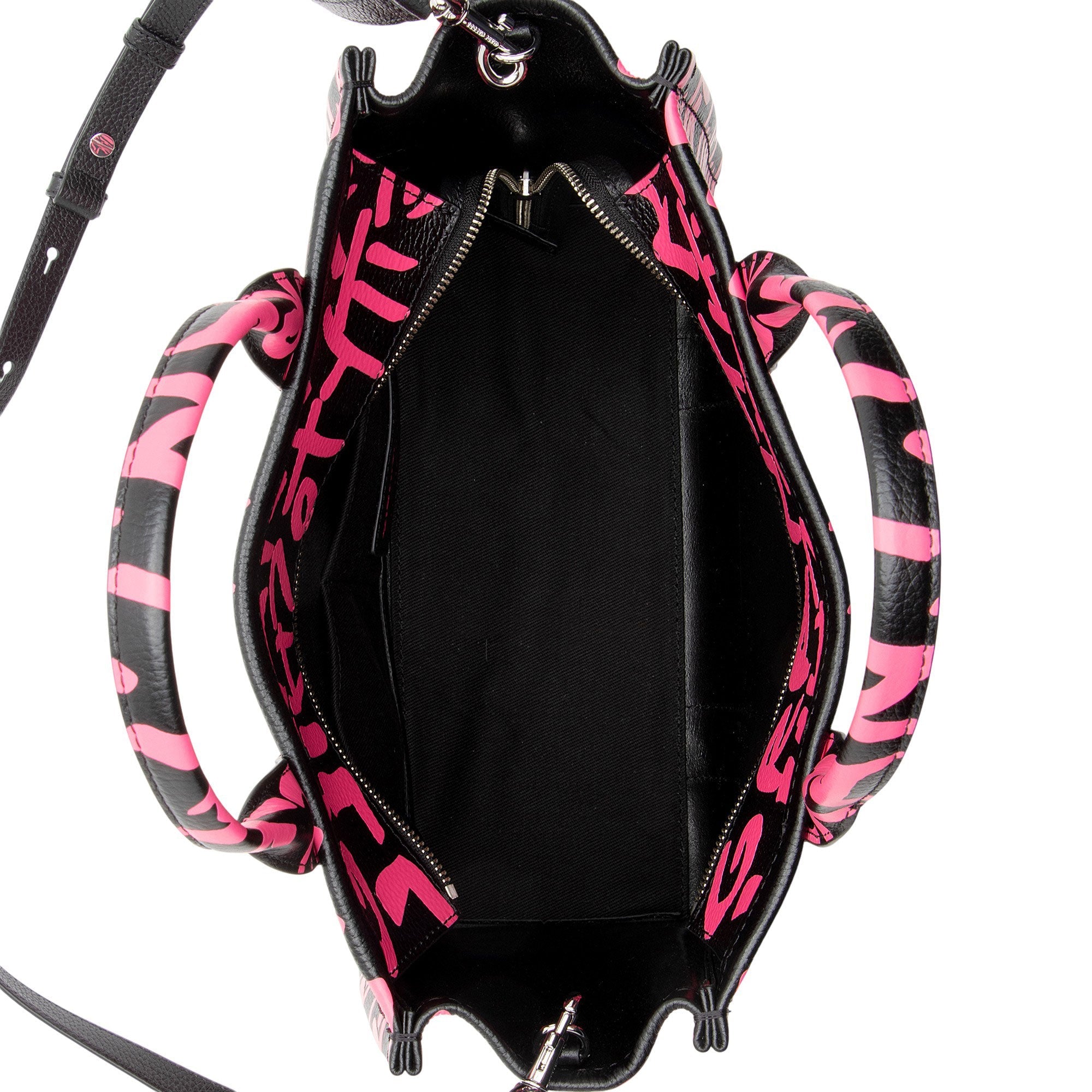 Marc Jacobs x Stephen Sprouce Leather Graffiti The Tote Medium Bag