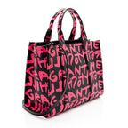 Marc Jacobs x Stephen Sprouce Leather Graffiti The Tote Medium Bag