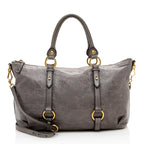 Miu MIu Vitello Belted Shine Tote (SHF-16205)