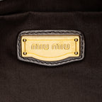 Miu MIu Vitello Belted Shine Tote (SHF-16205)