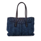 Miu Miu Biker Denim Tote Bag (SHG-12597)